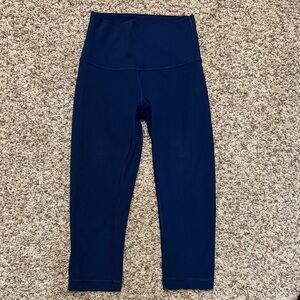 Lululemon Cropped Navy Leggings